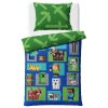 Detske povleceni Minecraft Figure 140x200 70x90 cm reversni polstar