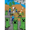 Detske povleceni Minecraft Time to Mine detail