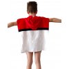 Detske ponco Pokemon Pokeball a Pikachu zadni strana