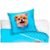 Bevlnene povleceni Pes Pomeranian detail polstare