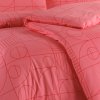 Bavlnene povleceni Geo Sunset Coral detail materialu 339741