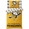 Hokejove povleceni NHL Pittsburgh Penguins Shields 140x200 prosteradlo NHL PittsburghPenguins 245003 bedl