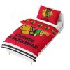 Mikroplysove povleceni NHL Chicago Blackhawks na posteli 338140