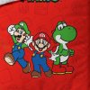 Detske povleceni Super Mario Luigi a Yoshi detail
