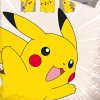 Detske povleceni Pokemon Pikachu v Akci detail POKE242397 PP
