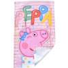 Detsky rucnik Prasatko Pepina Narozeninova Oslava 30x50 orig foto roh