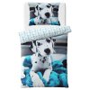 Bavlnene povleceni Pes Dalmatin 140x200 70x90 cm