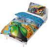 Detske povleceni Hot Wheels Let´s Race 140x200 na posteli