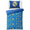 Fotbalove povleceni Real Madrid Blue Stars 140x200 70x90 cm revers