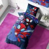 Detske povleceni Spidey Pavouci Dobrodruzstvi 140x200 70x90 cm v pokojicku fialovy koberec