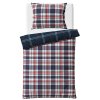 Flanelove povleceni Karo 140x200 revers