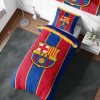Fotbalove povleceni FC Barcelona Blaugrana Glory 135x200 80x80 cm koberec FC Barcelona posteli