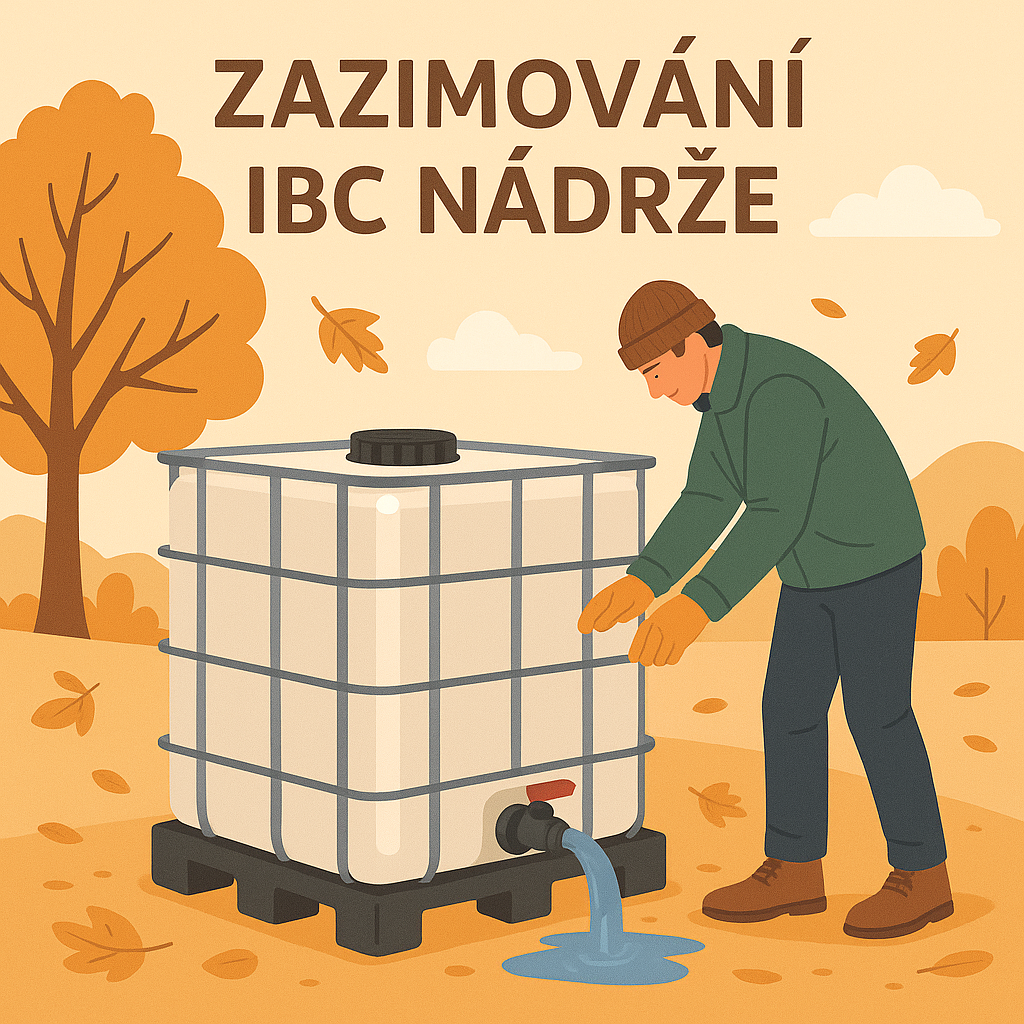 Zazimování IBC kontejneru