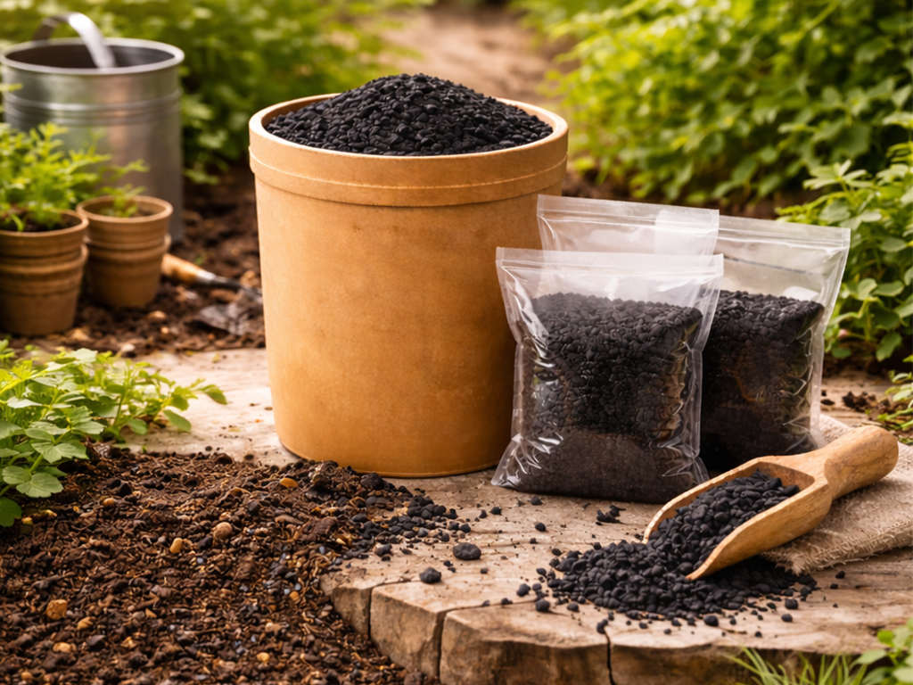 Aktivní uhlí jako součást moderního pěstování