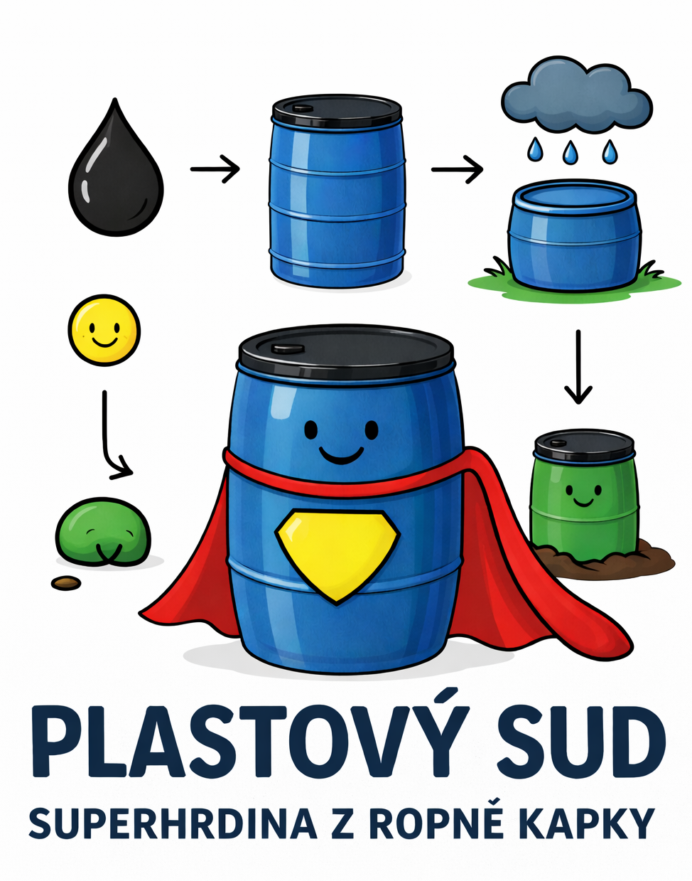 Plastový sud – superhrdina z ropné kapky