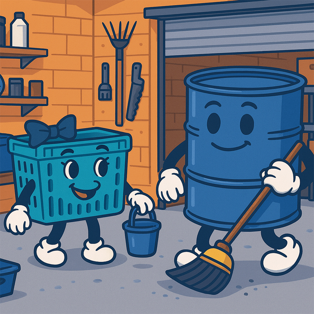 Zimní úklid garáže, sklepa nebo zahradního domku