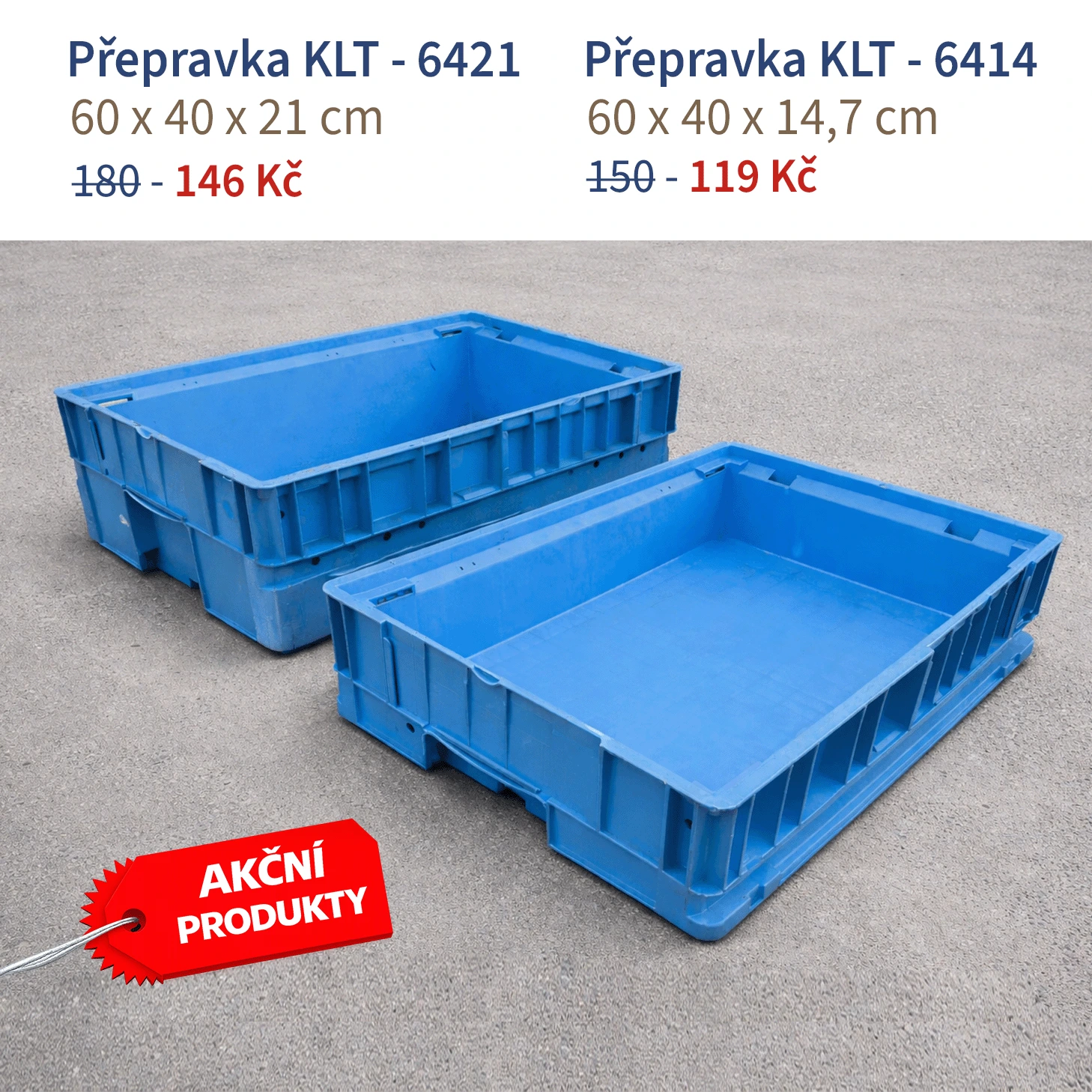 Přepravka KLT 6414 + 6421