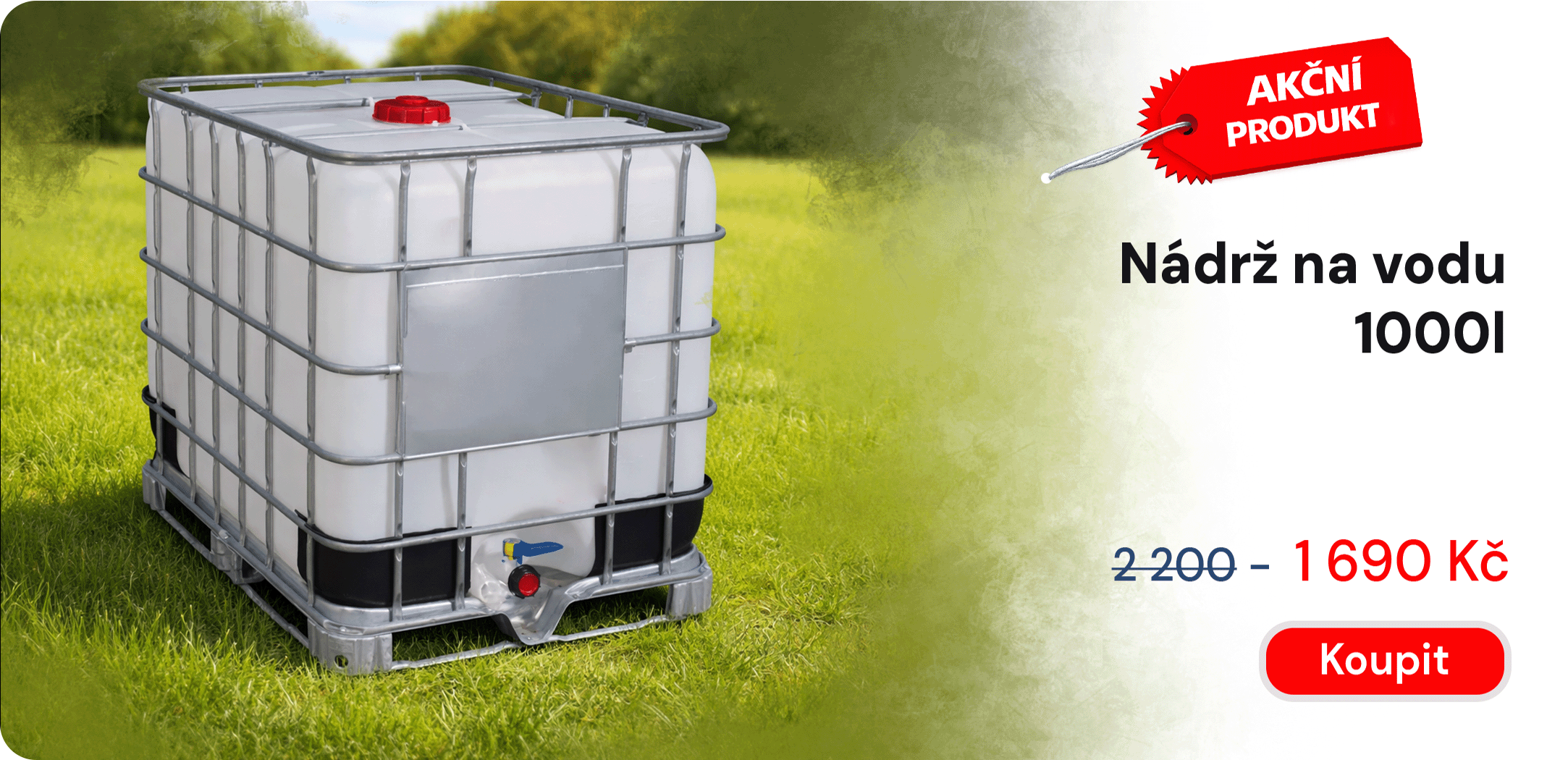 IBC kontejner 1000l - užitkový - akce