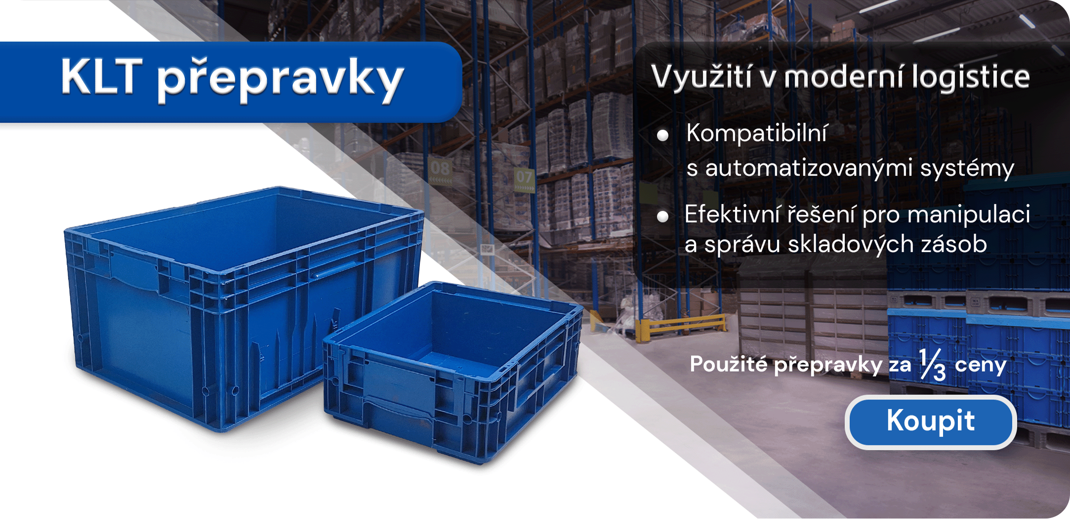 Plastové přepravky KLT - 6280, 4147