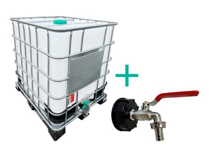 IBC kontejner 1000 l s výpustným kohoutem v ceně