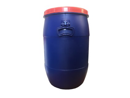 Plastový sud 50 l z HDPE se šroubovacím víkem.