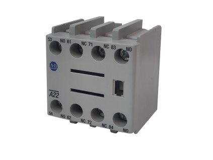 Pomocný kontakt - přední montáž se šroubem 2NC+2NO 10A, řada 100F