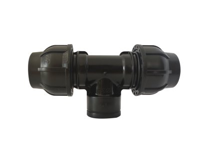 Redukce k propojení IBC nádrží – dlouhý plastový T-kus DN32.