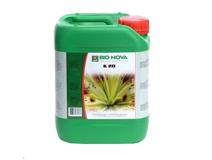 Láhev Bio Nova K 20, 5 l – draslíkové hnojivo NPK 3-0-20.