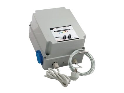 GSE Step Transformer 8A regulátor teploty a hystereze pro ventilátor.