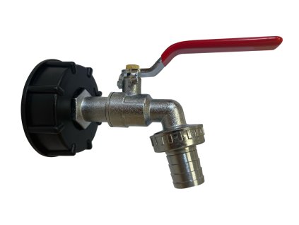 Sada adaptér IBC S60x6 (DN50) s výpustným zahradním kohoutem 3/4″.