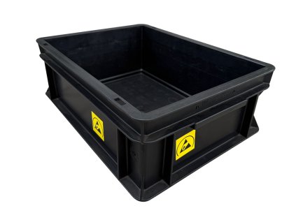 Euro přepravka RAKO 2 antistatická 40×30 cm.