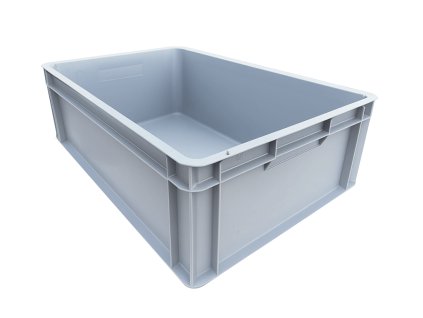 Stohovatelná Euro přepravka 60×40×22 cm z HDPE.