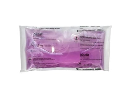 Chladicí gelový sáček 150 g pro přepravu potravin a léků.