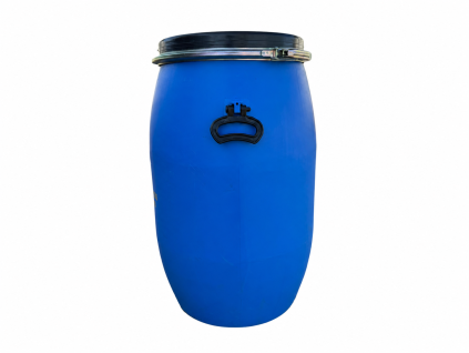 Plastovy sud 120l se sponou a madly 2