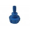Adaptér k IBC S60x6 – plastová redukce s hadicovým nástavcem 3/4″.