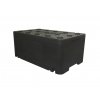 TermoBox PRO v černém provedení – izolovaný přepravní box.