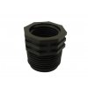 Plastová přechodová redukce z 1″ na 3/4″ pro zahradní a IBC instalace.