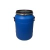 Plastový sud 70 L s pákovým uzávěrem, – obal pro skladování a přepravu.