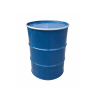 Plechový sud 200 l modrý se sponou průměr 59 cm výška 83 cm.