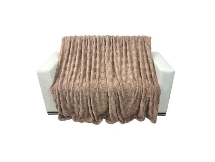 32203 2 mikroplysova deka 200 x 230 cm soft dream bezova