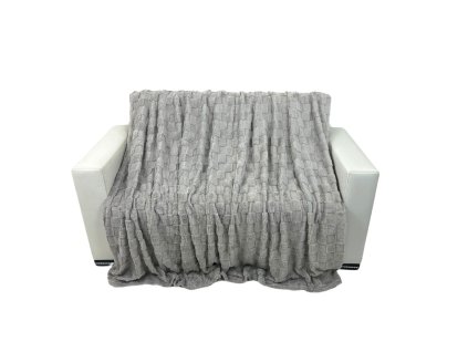 32206 3 mikroplysova deka 200 x 230 cm soft dream seda