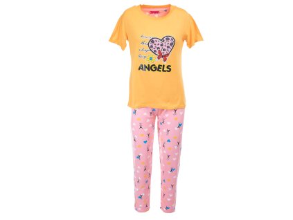 Dámské pyžamo Angels - Žluté (Velikost 2XL)