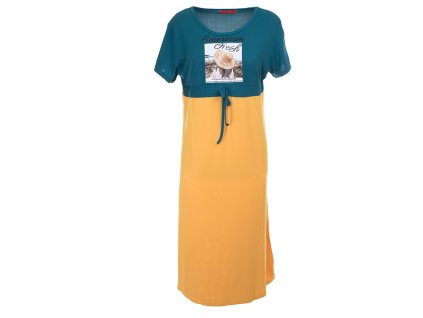 Noční košile American fresh - modrozelená (Velikost 2XL)