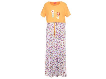 Noční košile Hello my dear- žlutá (Velikost 2XL)