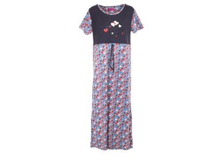 Noční košile I love you - šedá (Velikost 2XL)