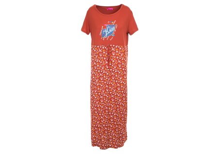 Noční košile Kiss- cihlová (Velikost 2XL)