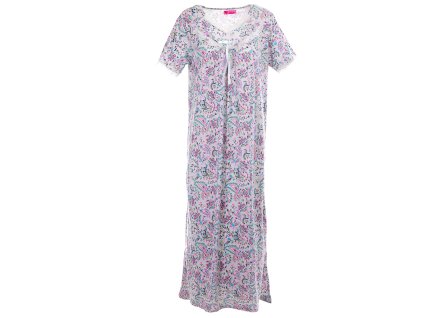 Noční košile Ornamenty - šedá (Velikost 2XL)