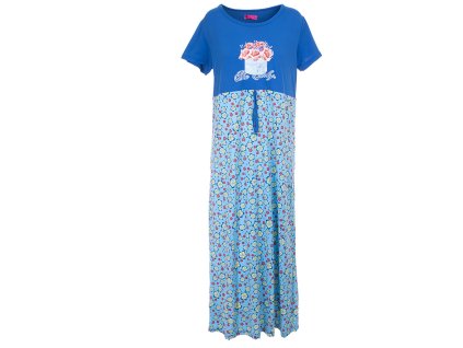 Noční košile The Curly - modrá (Velikost 2XL)