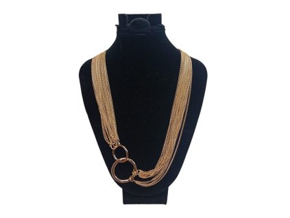 28011 metal nahrdelnik zlate kruhy