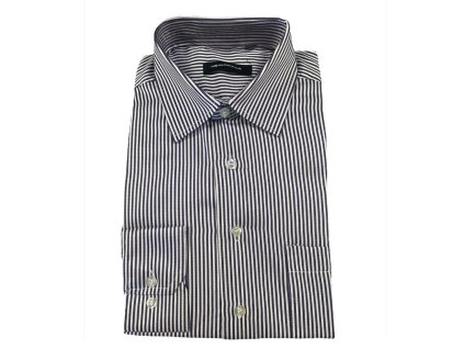 Pánská košile Fialový proužek vz.č.41 - doporučujeme volit větší (Velikost 2XL)